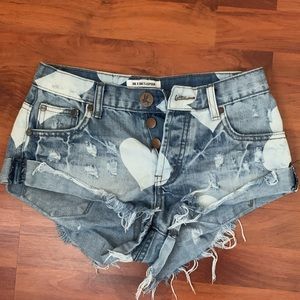 One Teaspoon Heart Bandits Size 22